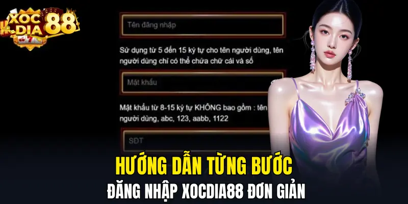 Hướng dẫn từng bước đăng nhập XOCDIA88 đơn giản Hướng dẫn từng bước đăng nhập XOCDIA88 đơn giản
