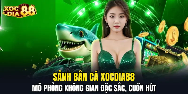 Sảnh bắn cá XOCDIA88 mô phỏng không gian đặc sắc, cuốn hút Sảnh bắn cá XOCDIA88 mô phỏng không gian đặc sắc, cuốn hút